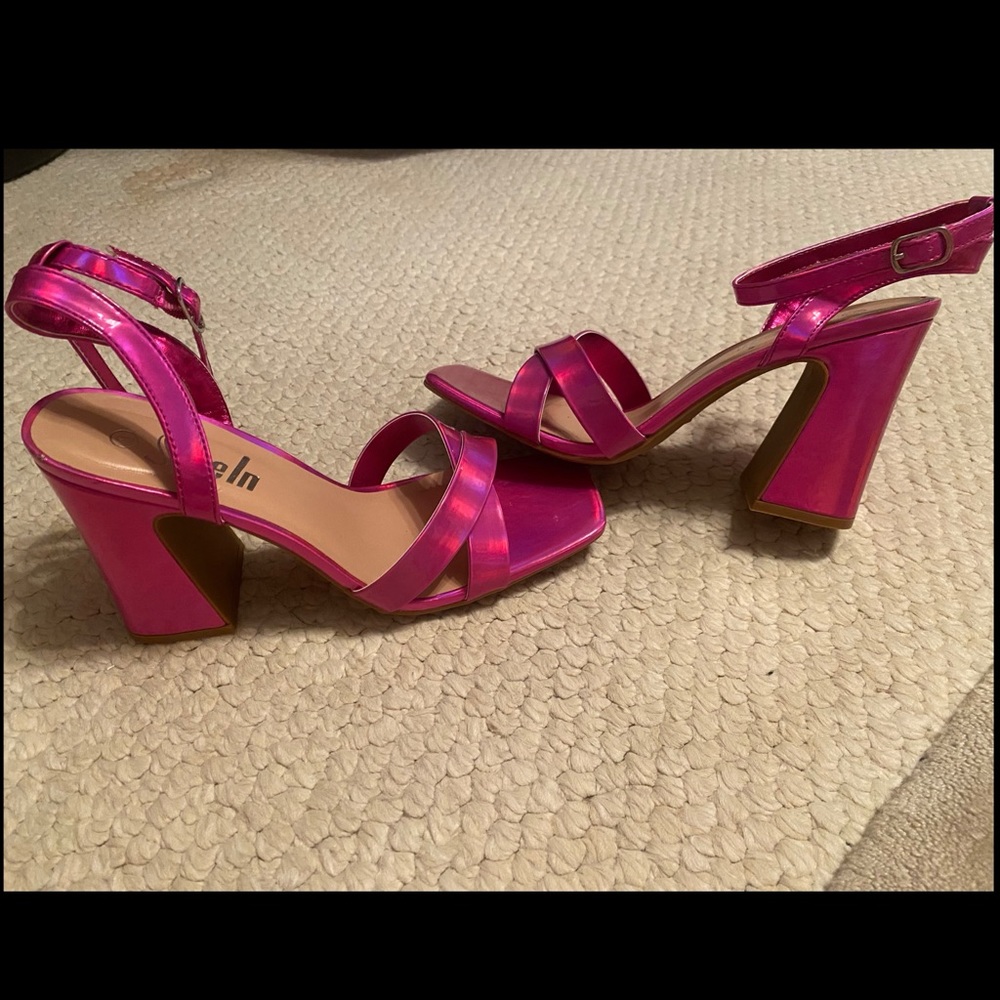 Hot pink heels